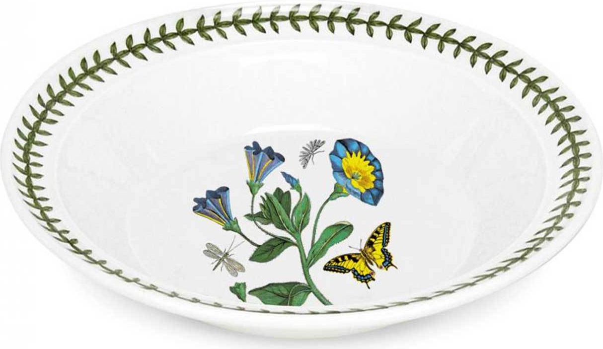 10568581 Portmeirion Тарелка суповая Portmeirion Ботанический сад.Вьюнок 20см, фарфор Фарфор 