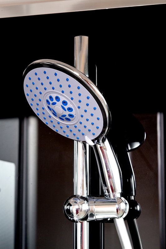 D08S+ эл. Душевая кабина DETO Серия D B90S BLACK - Вид №4