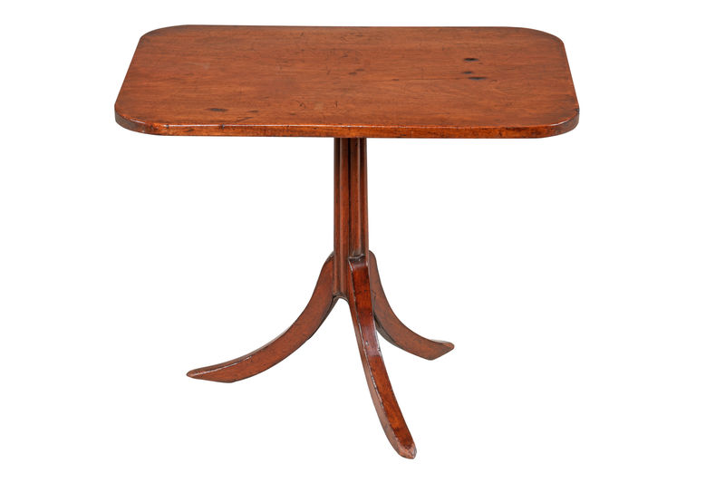 SOR27511 Низкий приставной столик для штатива из красного дерева ijlbrown 