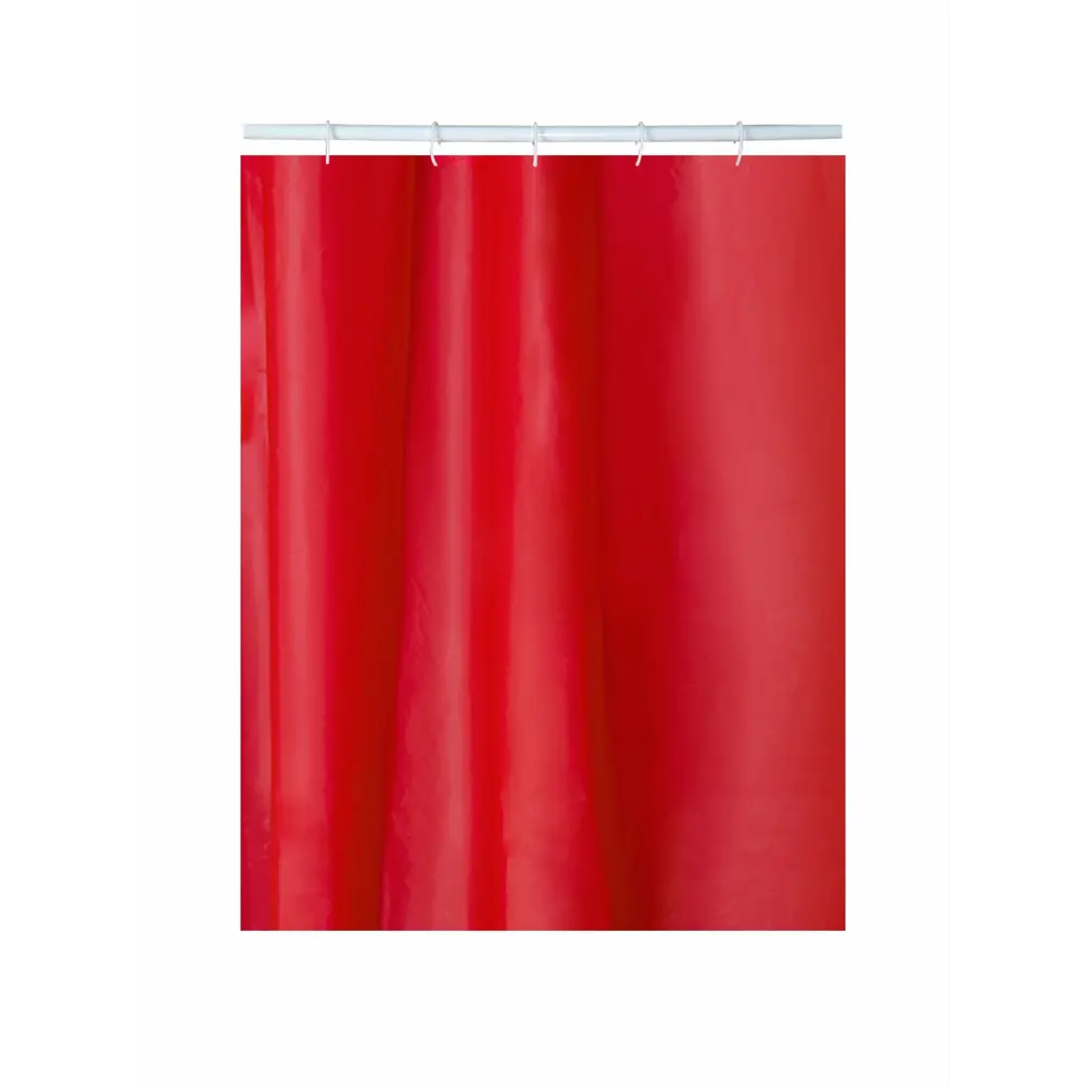 Штора для ванной Delphinium Эва 180x200 см PEVA цвет красный STLM-2208977