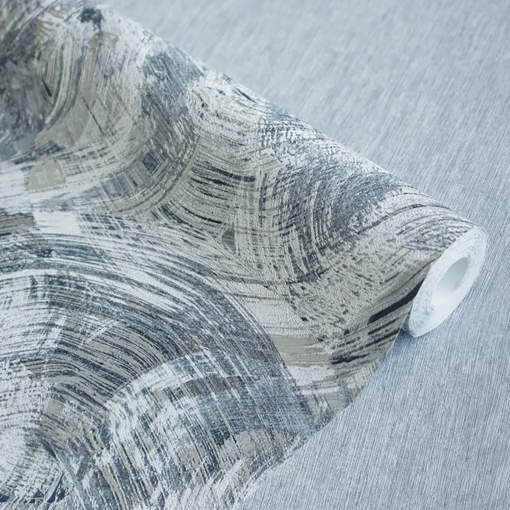 Обои флизелиновые Wall Up Canyon графит 1.06 м 649840 STLM-2124137 - Вид №2