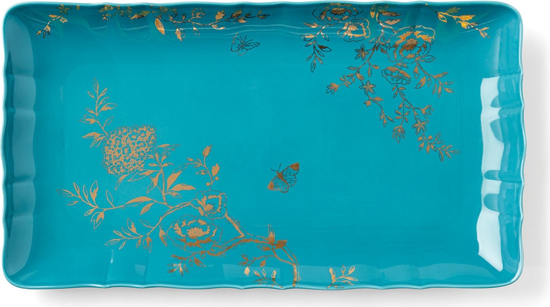 10660500 Lenox Блюдо прямоугольное Lenox "Цветущая лоза" 41х23см Фарфор 