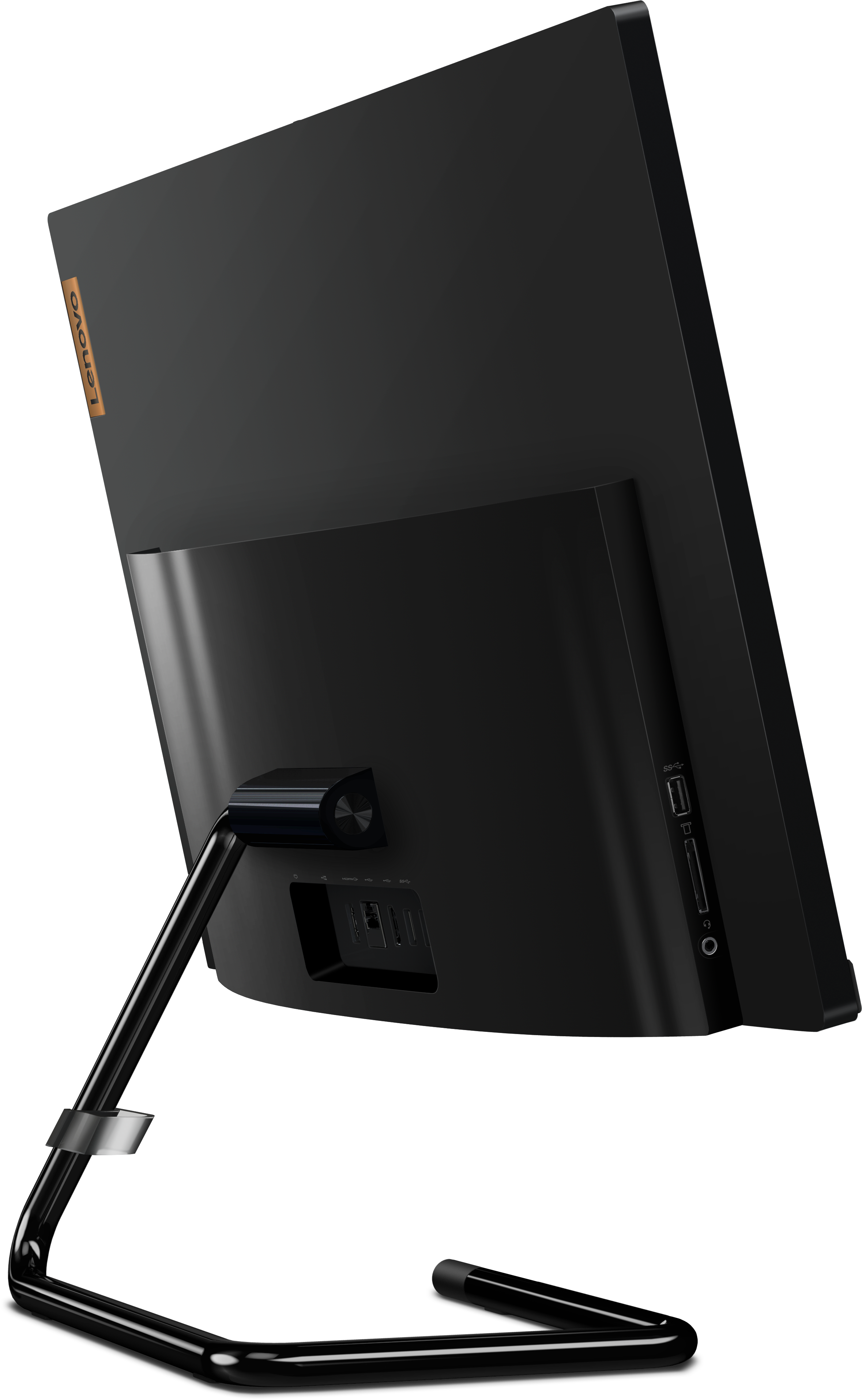 F0EW002ARK ideacentre aio 3 24are05 23.8"(1920x1080)/amd ryzen 3 4300u(2.7ghz)/4096mb/1000+128ssdgb/dvdrw/int:amd radeon/bt/wifi/war 1y/6kg/black/w10 + keyboard, mouse usb Lenovo Santreyd  - Вид №7