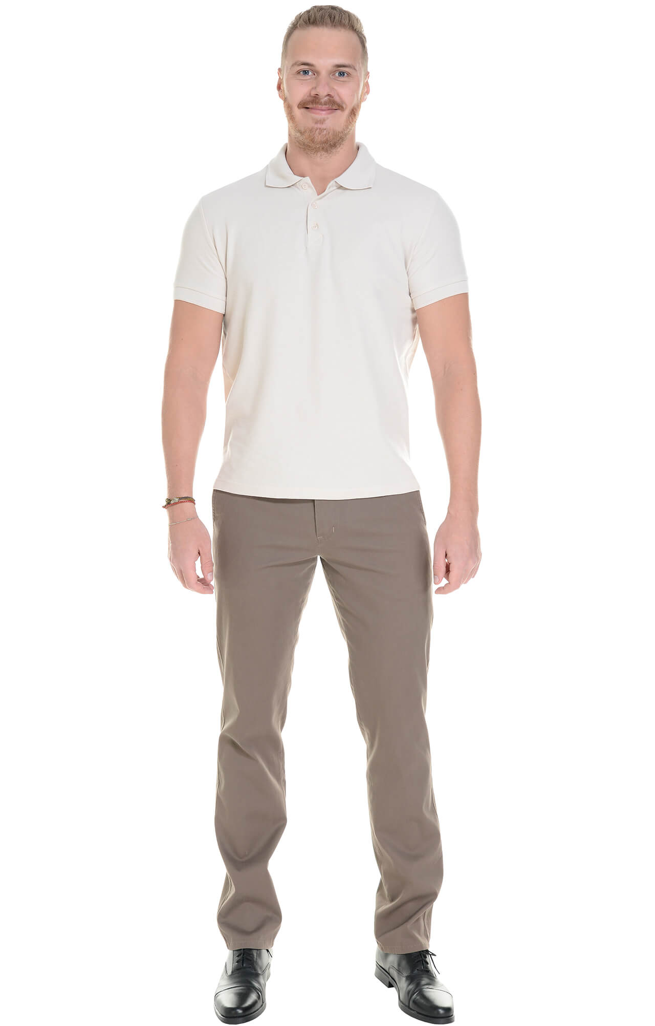 68248 Брюки  мужские chocolate (коричневые) El-Risto  Одежда для официантов  размер 52/170-176  - Вид №2