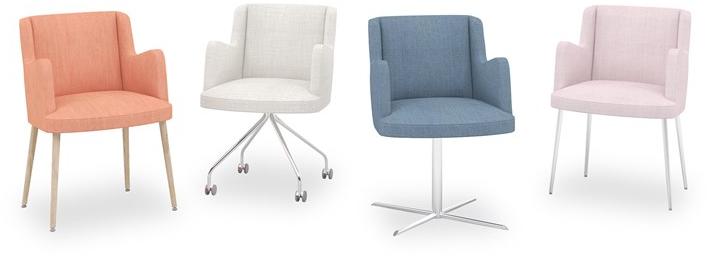 ESTEL GROUP Стул с обивкой и подлокотниками Embrasse sun-id-1413408 - Вид №10