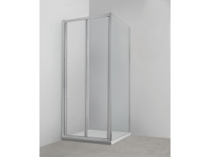 Угловая душевая кабина с раздвижной дверью