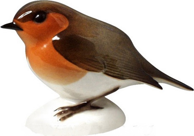 102459 Императорский фарфоровый завод Скульптура "Малиновка" б.р. Фарфор твердый 