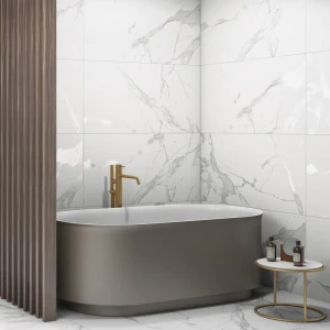 Керамогранит Arcadia Ceramica Paradise Statuario 60x120x0.9 см 1.44 м² матовый цвет белый 86386330 STLM-2175396