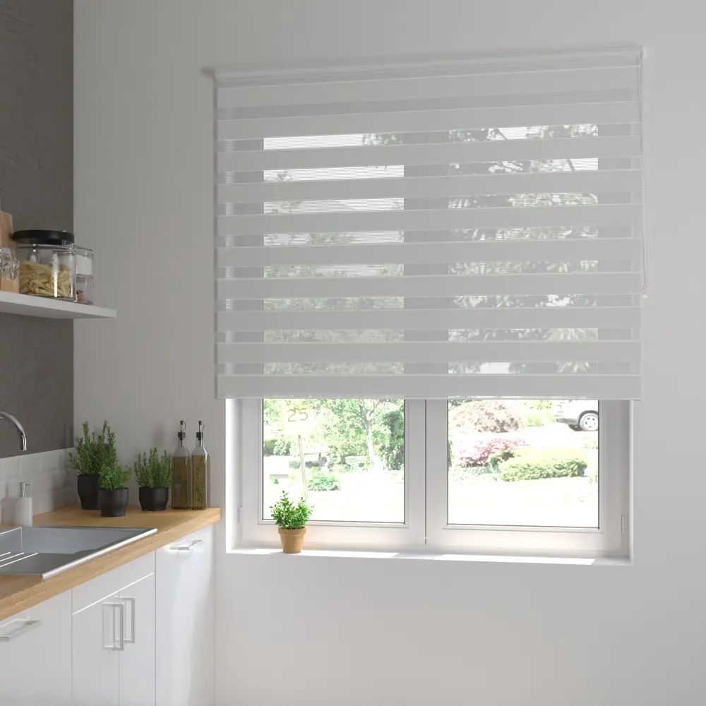 INSPIRE Peter — рулонная штора день-ночь светло-серая 140x175 см 85225683 STLM-0060117 - Вид №9