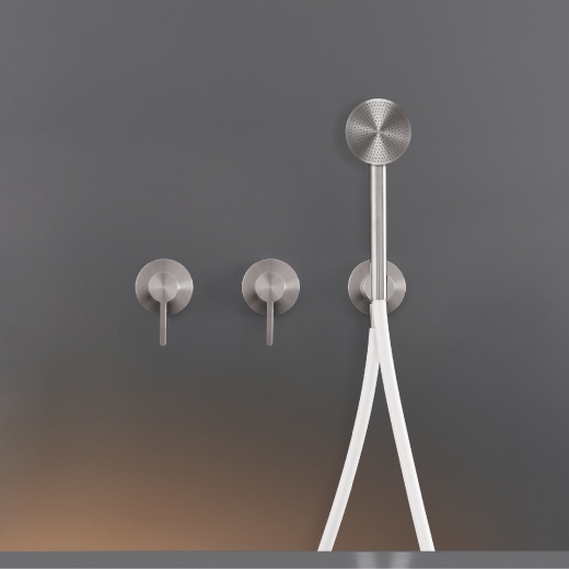 Настенный 2 смесители, установленные для ванной / душем с круглым ручного душа диаметр 65 м т  INV57Y CEADESIGN  - Вид №1