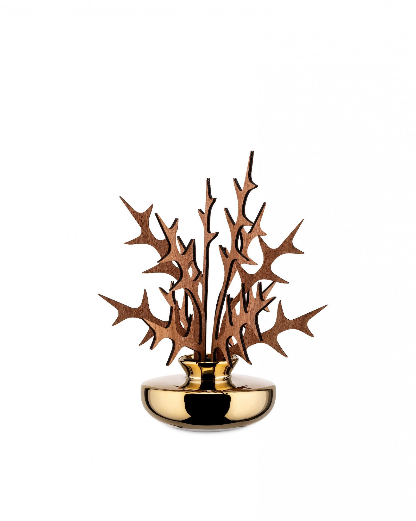 Листовой диффузор для комнаты. Ооо Алесси Пять сезонов Alessi MW64 6S GD