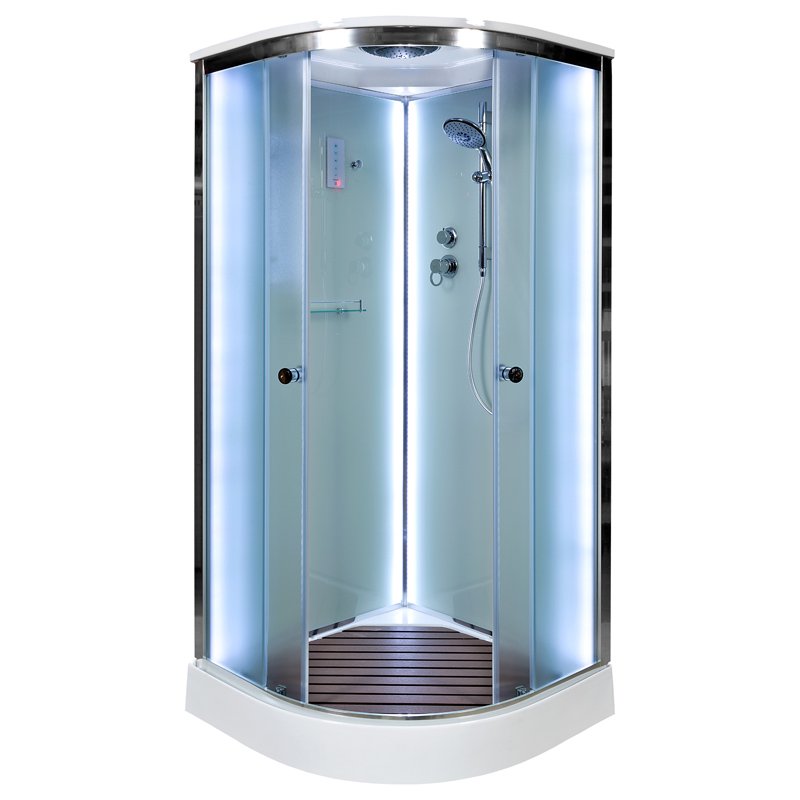 ЕМ1580 LED Душевая кабина DETO Серия EM D09S LED