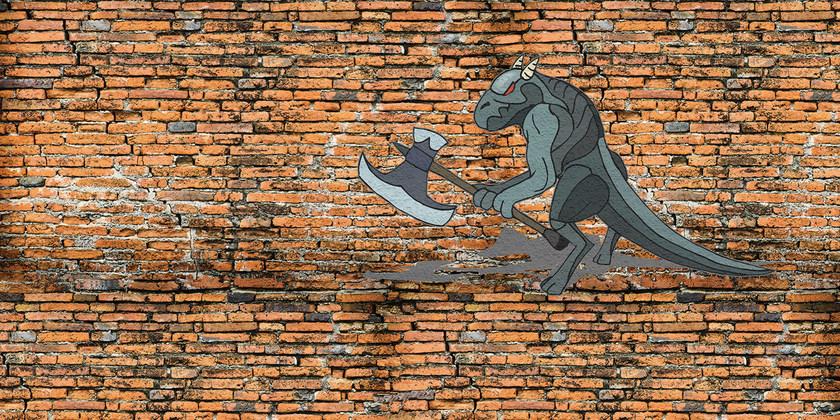 Creativespace Моющиеся обои под кирпич на флизелине Wallpaper 2016 sun-id-1364234 - Вид №4