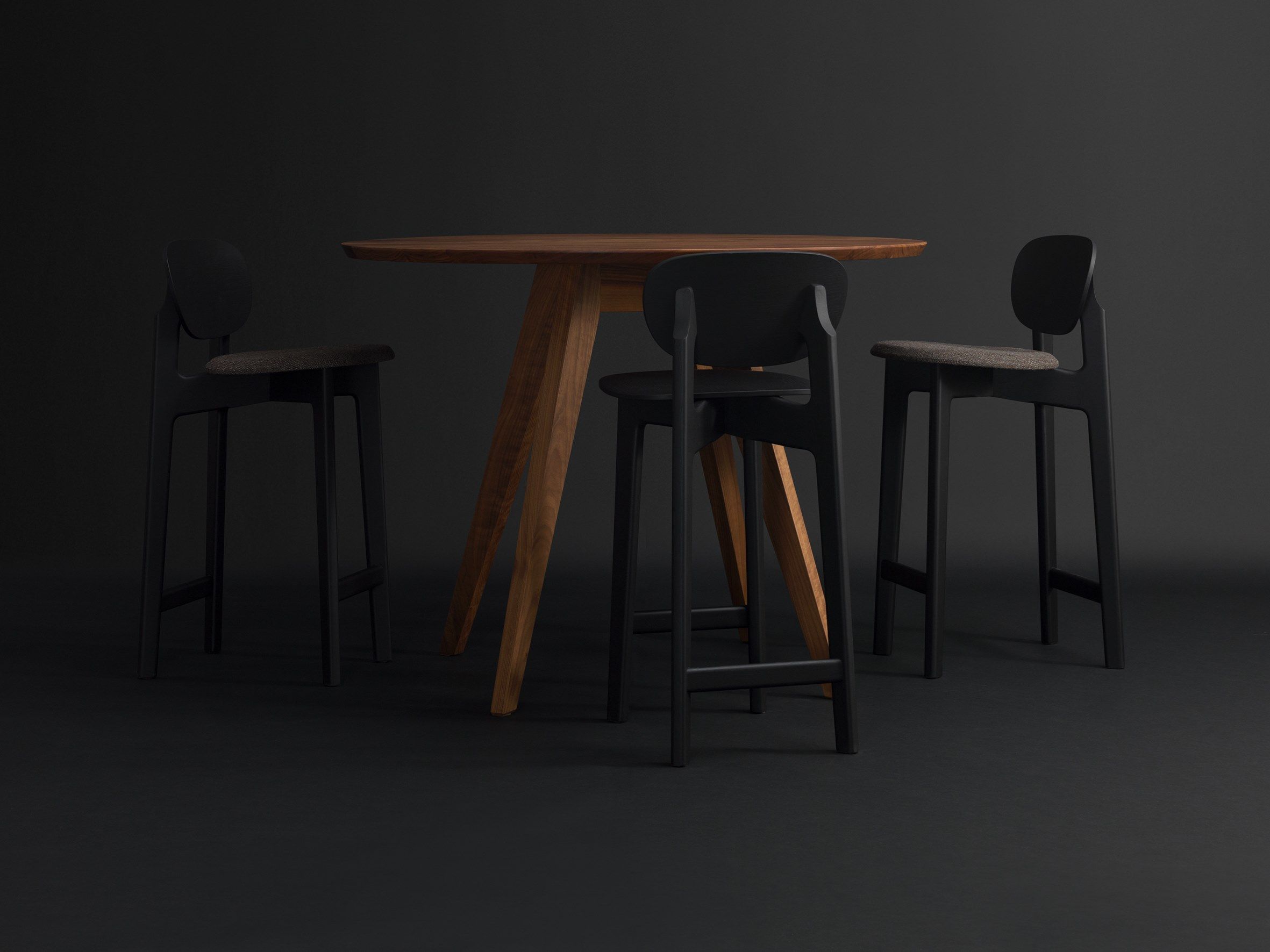 Круглый обеденный стол из массива дерева ZEITRAUM ужин ARCH-00118978 - Вид №8