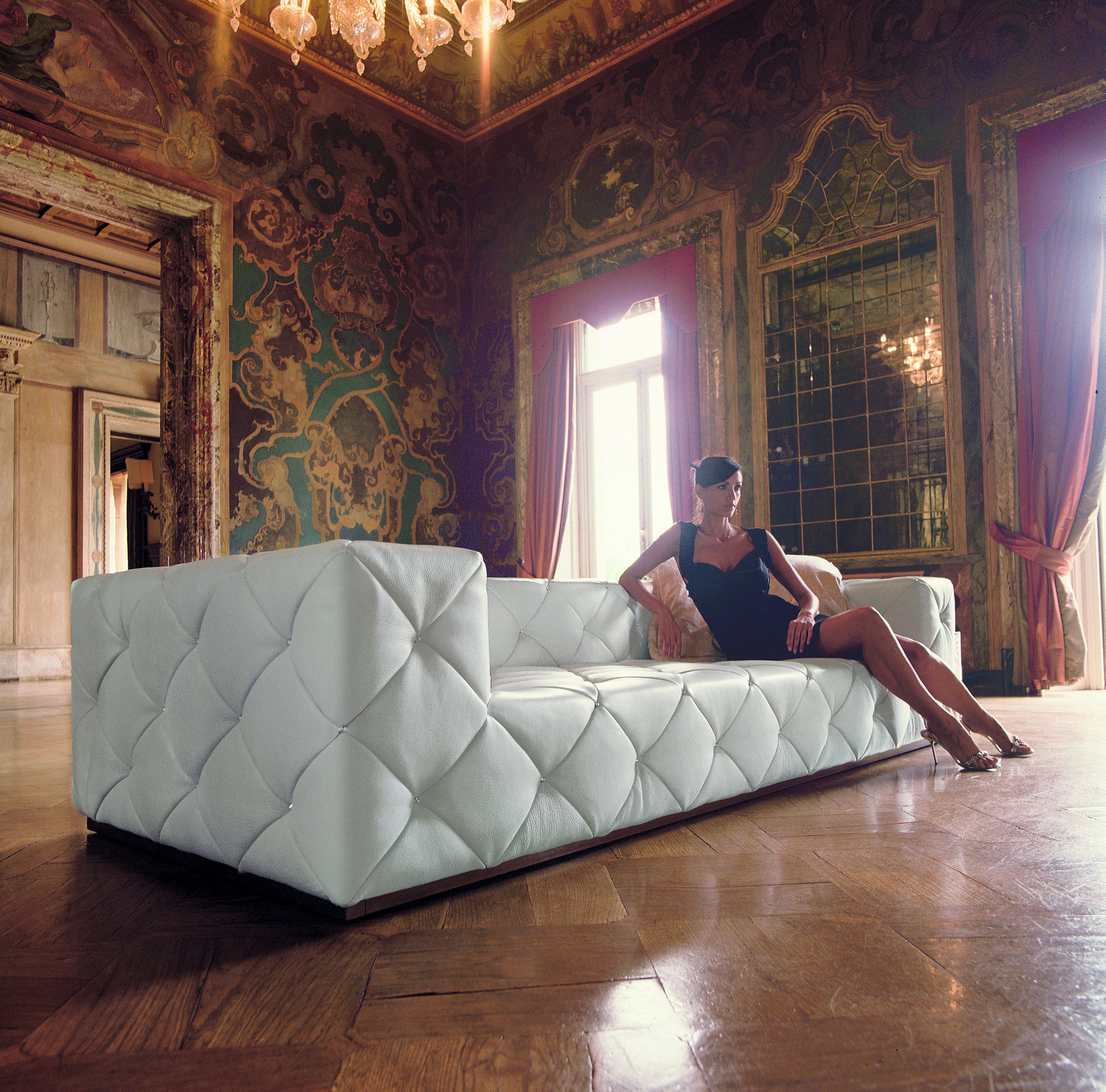 Кожаный диван capitonné Longhi Loveluxe ARCH-00066266 - Вид №1