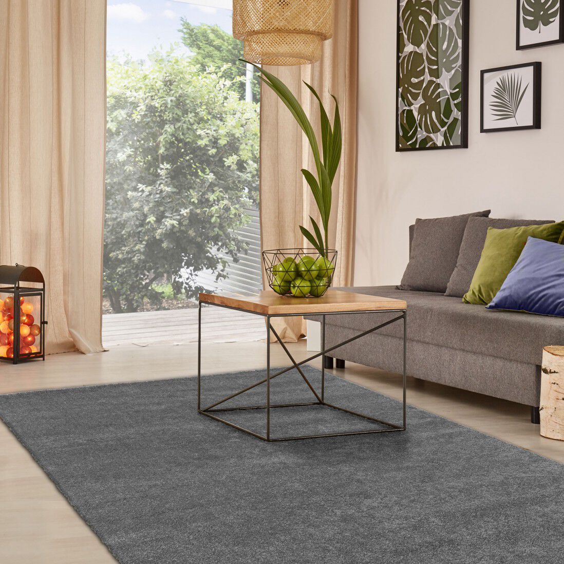 Сплошной цвет прямоугольный ковер Ademi Essential ARCH-00104908 - Вид №11