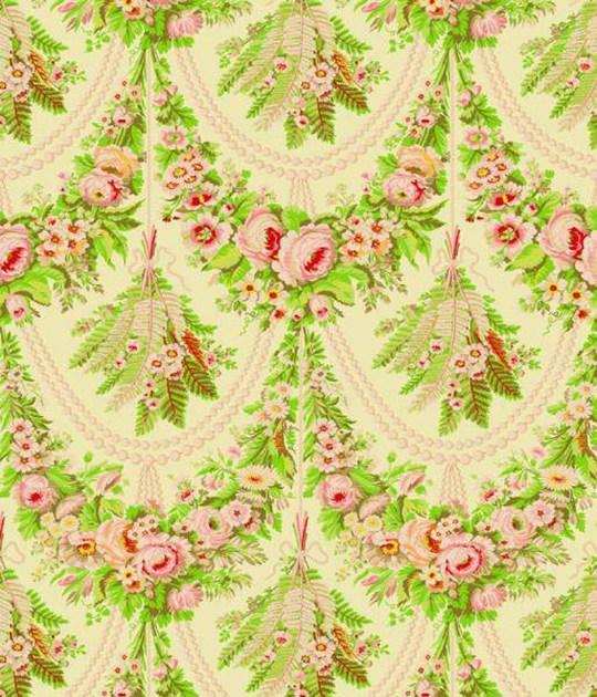 LELIEVRE Ткань в стиле Людовика XVI с цветочными мотивами Exception sun-id-1371137 - Вид №1