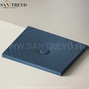 Flaminia WATER DROP Душевой поддон 72 см синий DR90.7016