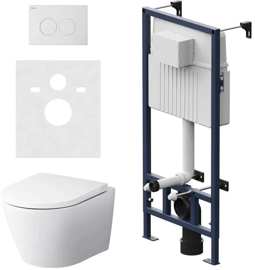 91536121 Комплект инсталляция и унитаз AM.PM FlashClean Sense IS70101.741701 STLM-0968692