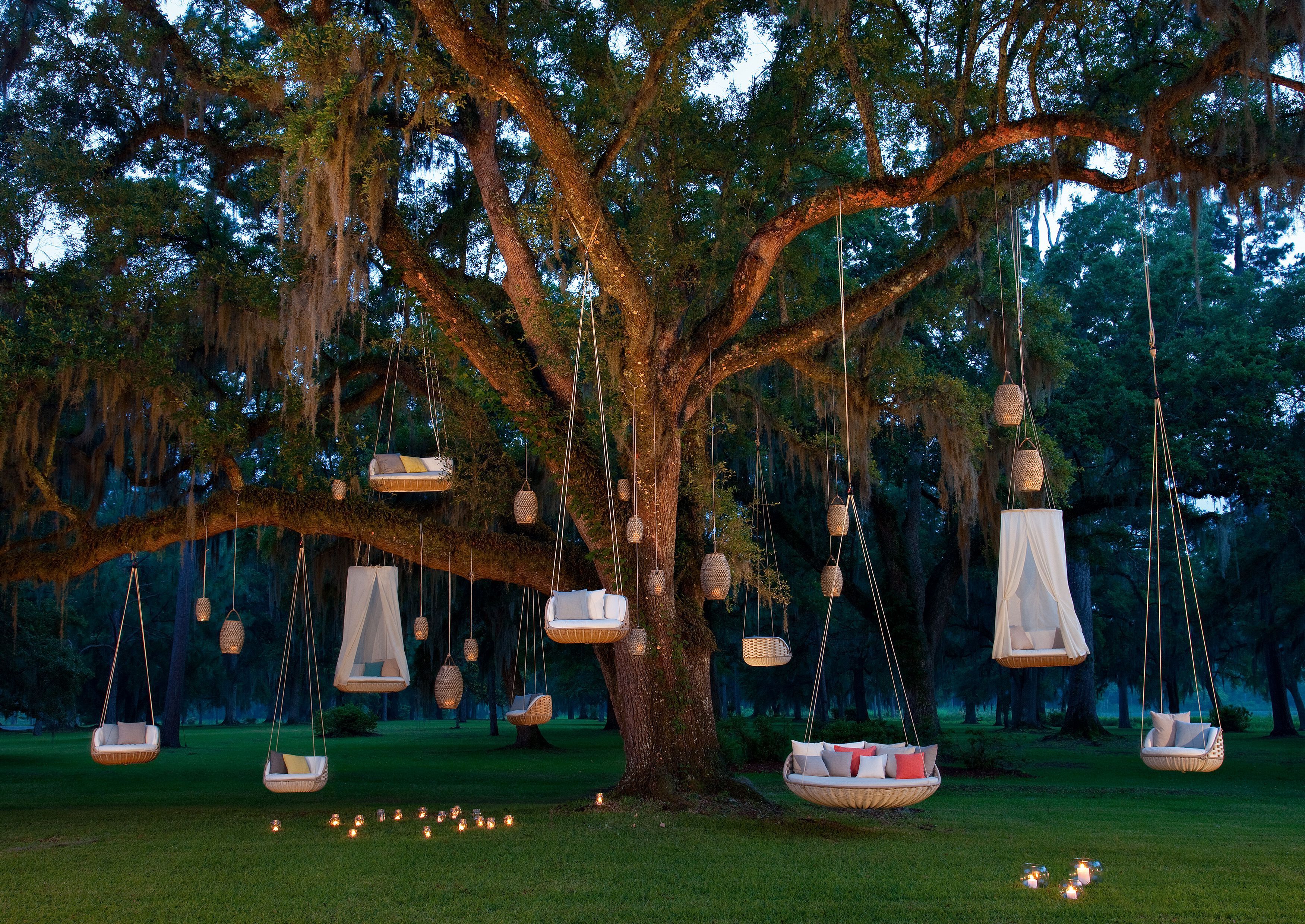 Подвесное сиденье из синтетического волокна на 2 места DEDON SWINGREST ARCH-00013979 - Вид №2