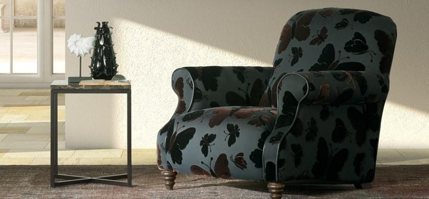 Natuzzi Кресло из ткани с подлокотниками Butterfly sun-id-1436371 - Вид №1