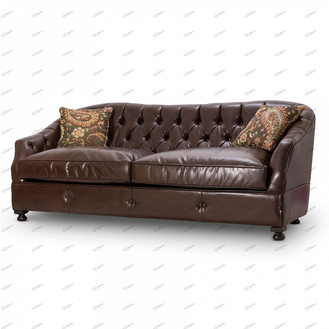 Диван Viscontin прямой коричневый KELLY LOUNGE ДИЗАЙНЕРСКИЕ 045509 Коричневый 