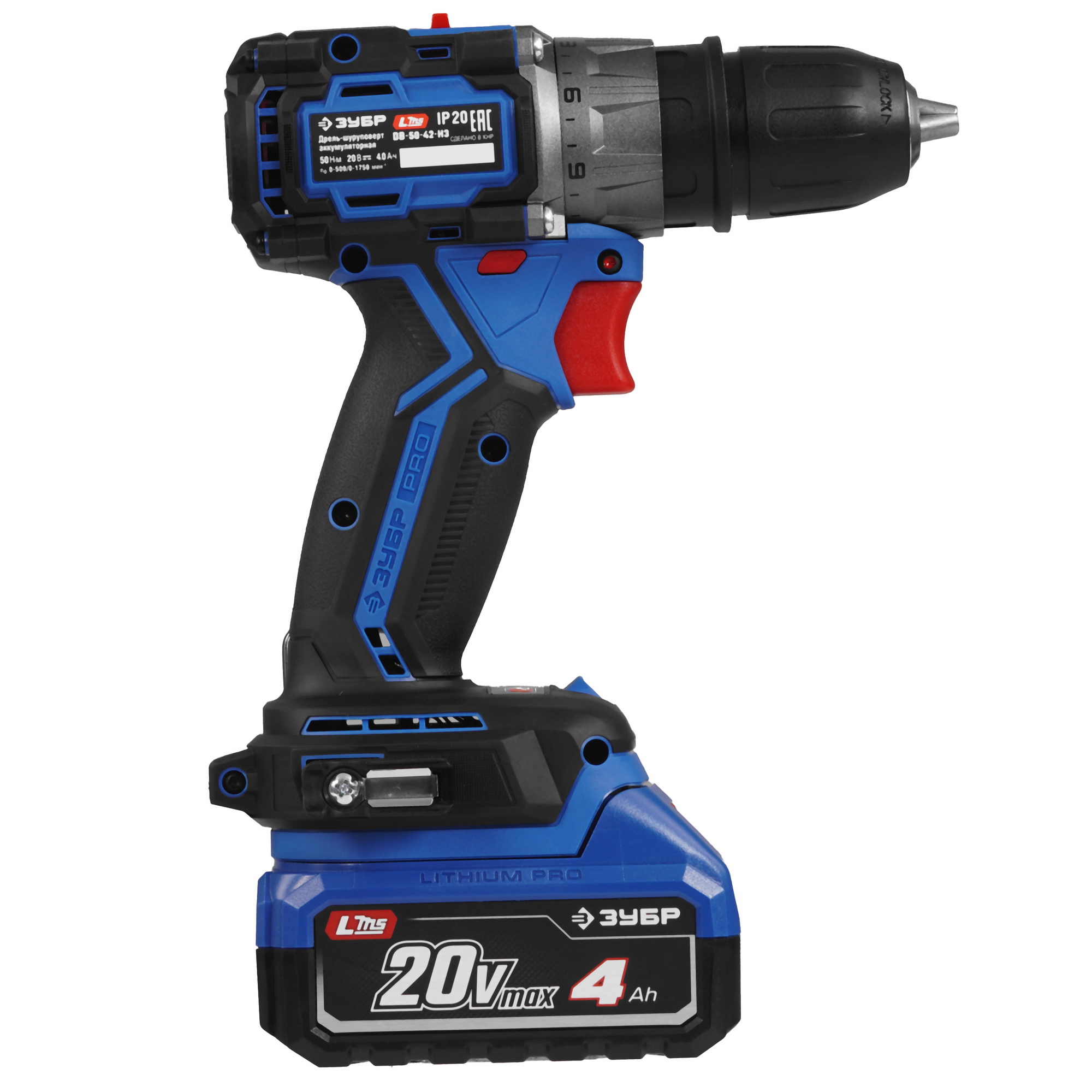Дрель-шуруповерт ЗУБР DB-50-42-H3 9275999 STDN-0108673 - Вид №2