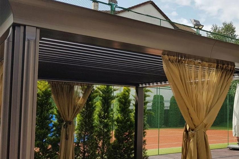 La Casa dei Limoni Биоклиматическая пергола из алюминия с регулируемыми жалюзи sun-id-1505511 - Вид №6