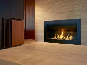 EcoSmart Fire Встраиваемый камин из стали на биоэтаноле с панорамным остеклением Curved fireplaces