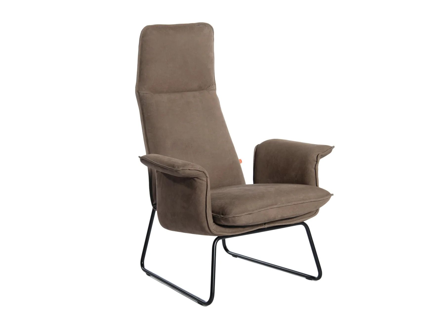 Кресло для салазок из ткани и кожи с подлокотниками Jess Оригами ARCH-00038423 - Вид №5