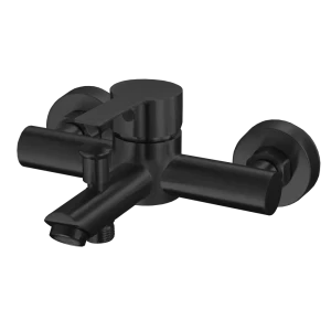 VIDAGE Лаго - Смеситель для ванны черный матовый с керамическим картриджем 89360866