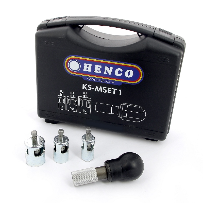 Набор калибраторов 16, 20, 26мм с ручкой KS-K и насадками HENCO KSMSET1 - Вид №3