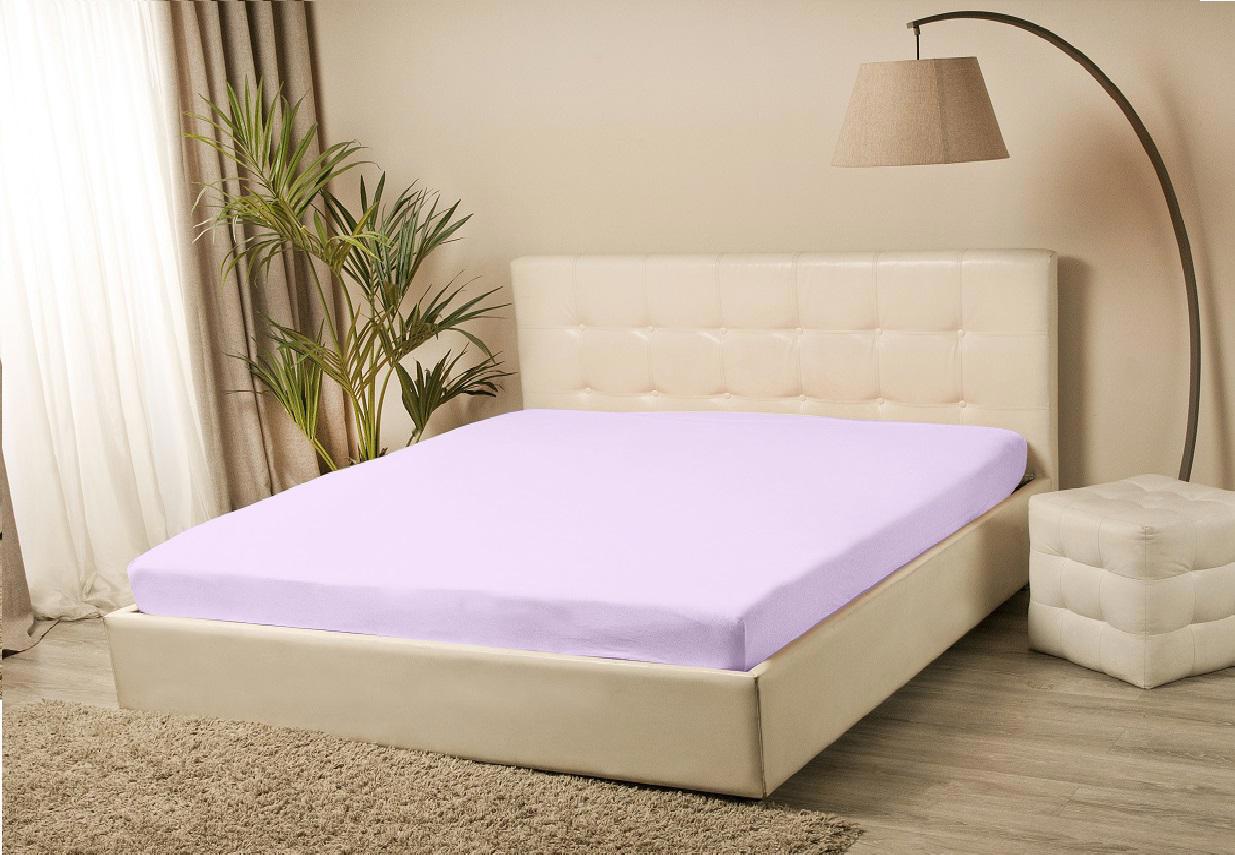 90308442 Простыня EPT-090/лаванда, 200x90 см, тенсел, на резинке Tencel STLM-0177534 EDELSON