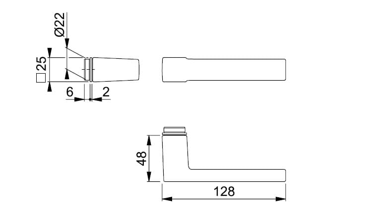 Алюминиевая ручка HOPPE Остин ARCH-00106340 - Вид №2