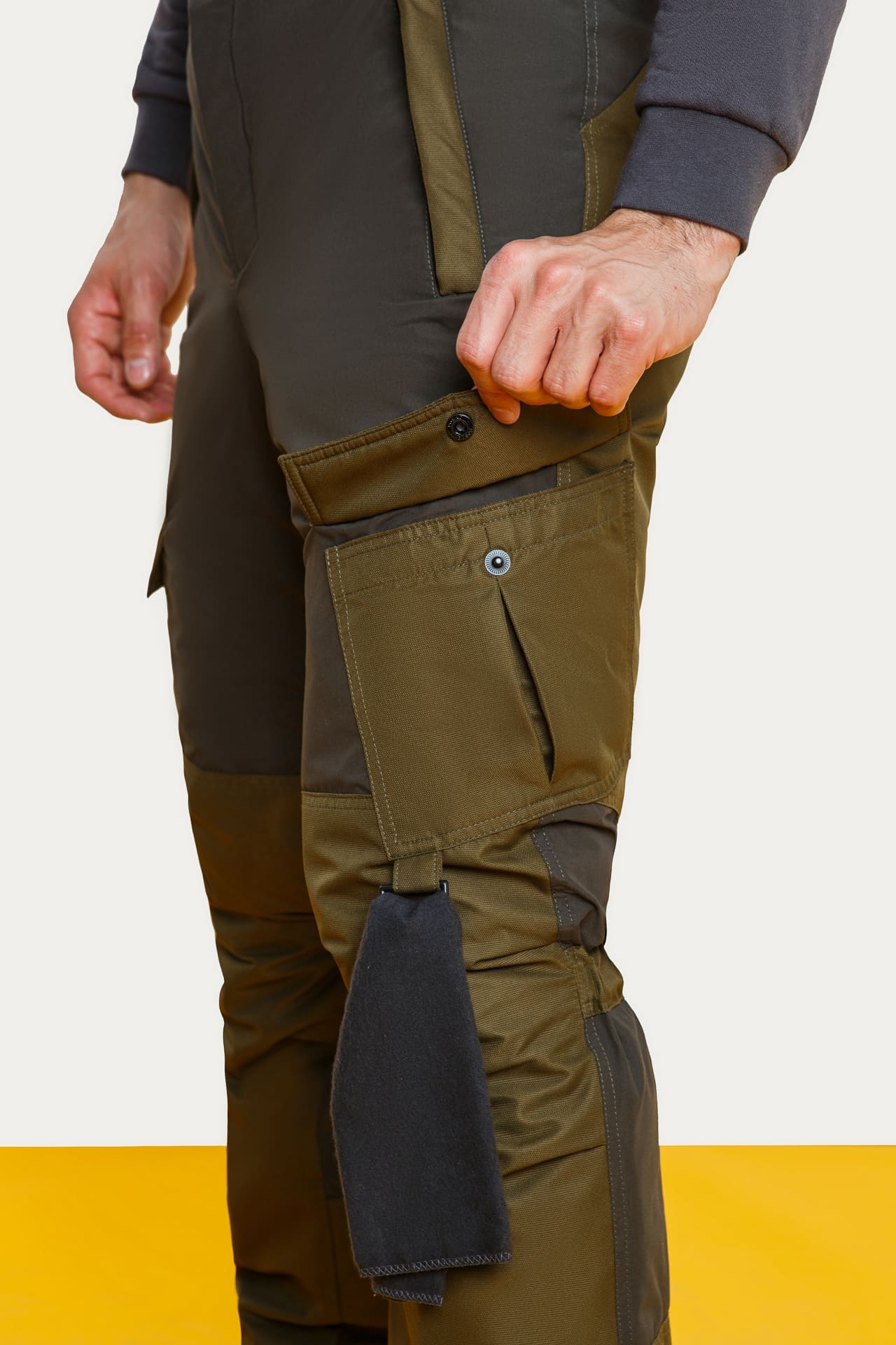 63942 Костюм  зимний хаки West Fishing  Зимняя спецодежда Santreyd  - Вид №17