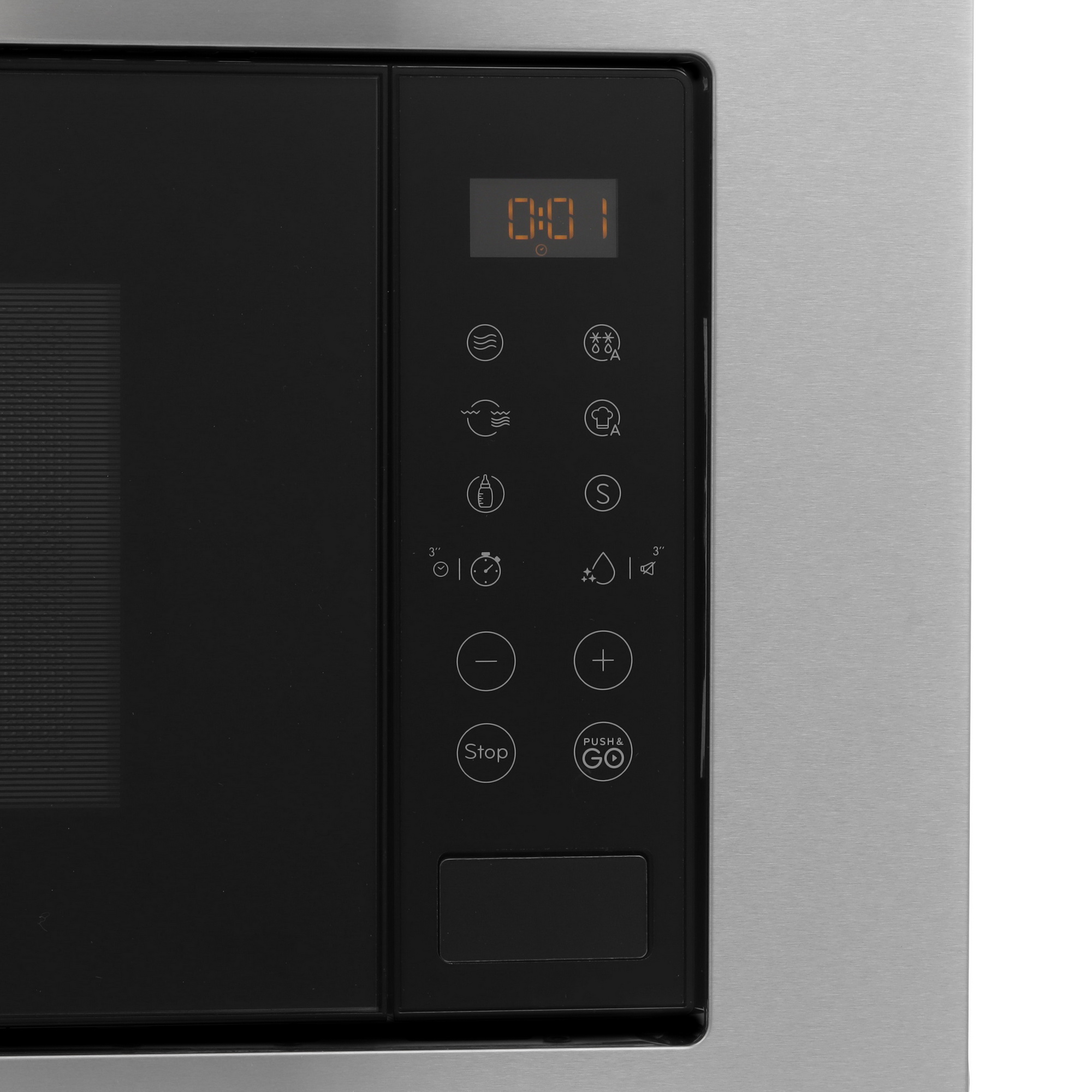 9186609 Встраиваемая микроволновая печь Indesit MWI 120 GX серебристый STDN-0080462 - Вид №3