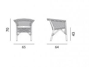 Gervasoni Кресло из ротанга с подлокотниками Weekend sun-id-1356845 - Вид №8