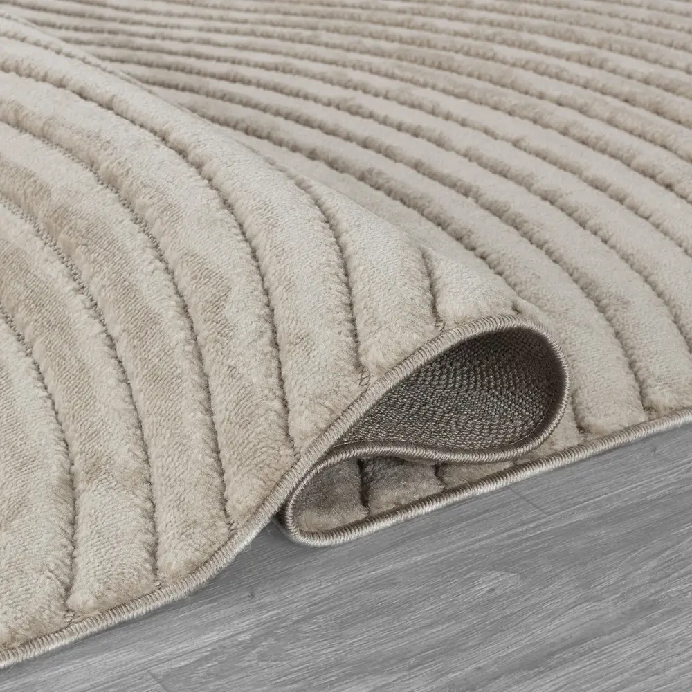 CTIM Ковер Луна с рельефным ворсом в бежевых тонах 80x150 см 89360180 STLM-1380084 - Вид №3