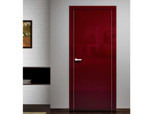 Лакированная распашная дверь