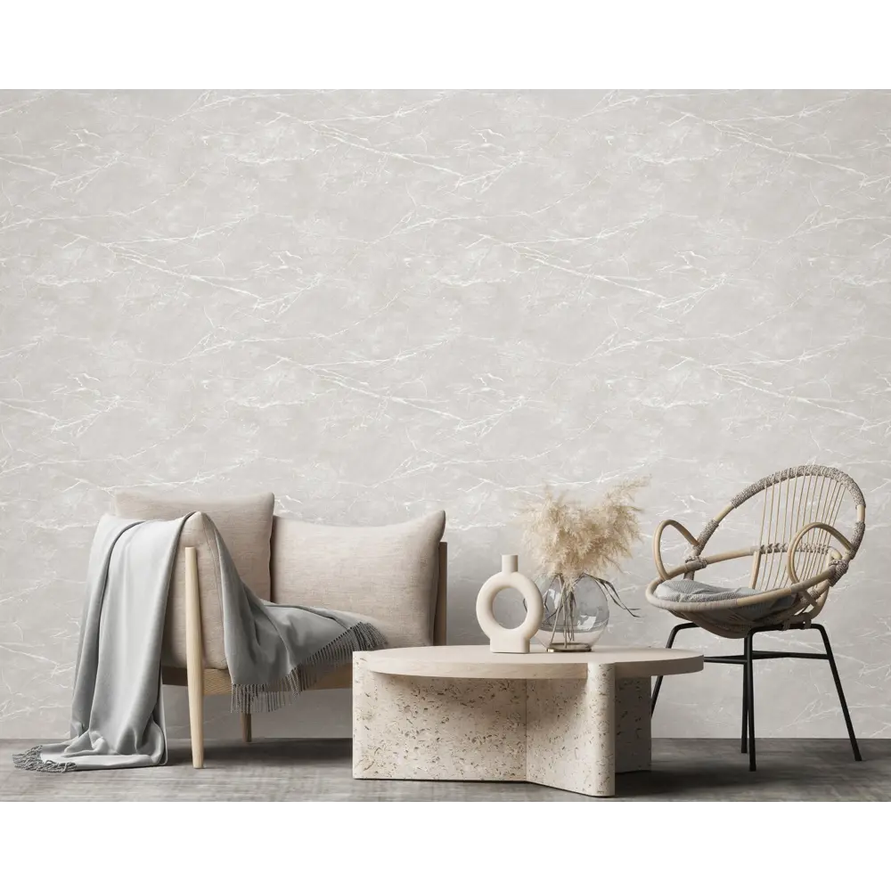 Обои флизелиновые Renowa Statuario белые 1.06 м Re585226 STLM-2071860