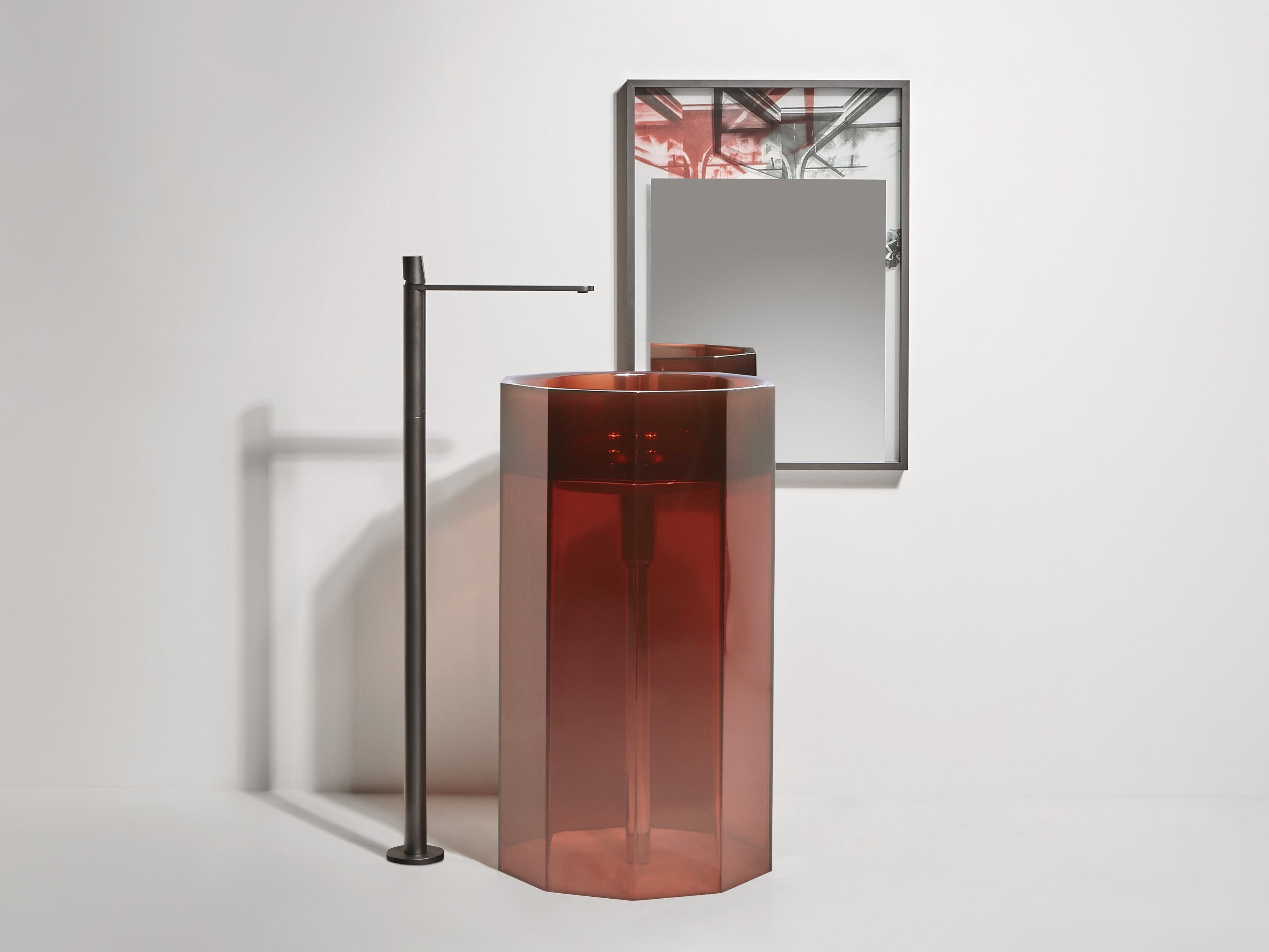 Отдельно стоящая раковина из Cristalmood® Antoniolupi VITREO ARCH-00024735 - Вид №1