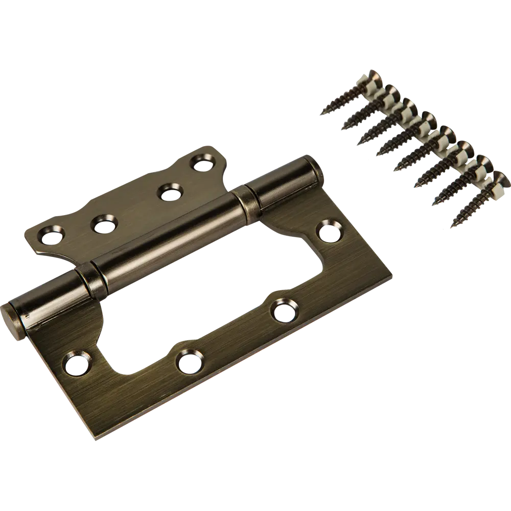82106243 Петля без врезки 100x75x2.5 мм сталь цвет античная бронза STLM-0019080 EDSON  - Вид №2