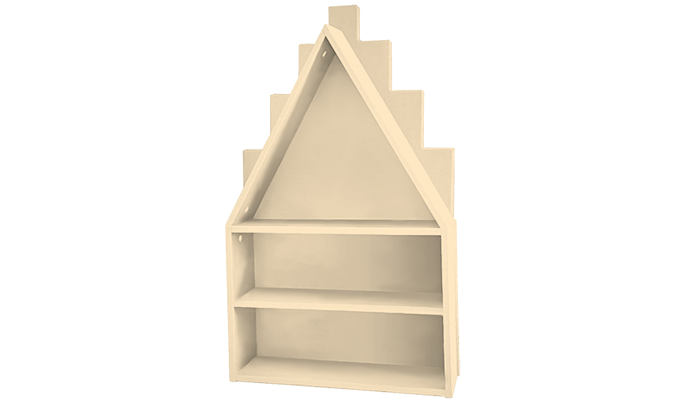 Полка-домик детская "Амстердам-1" МАНДАРИН АМСТЕРДАМ 179548 Красный Santreyd  - Вид №2