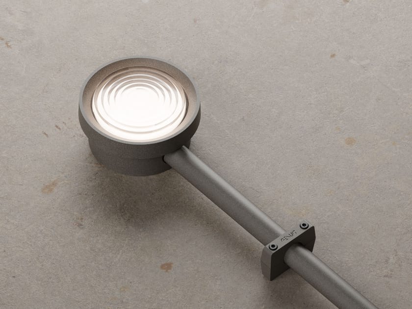 Алюминиевый настенный светильник с порошковым покрытием Genuit Graphite ARCH-00116155