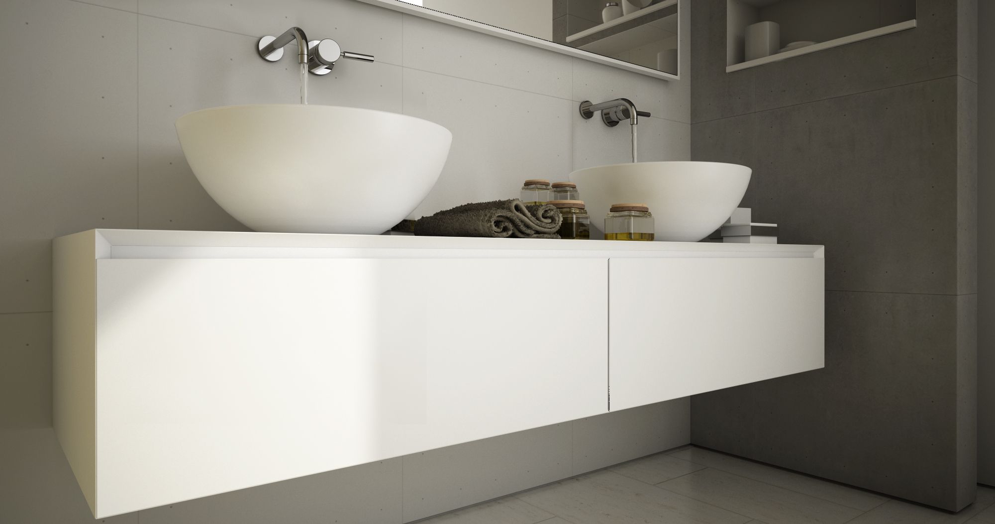 Круглая столешница из твердой поверхности MOMA Design Золотая ARCH-00046826 - Вид №1