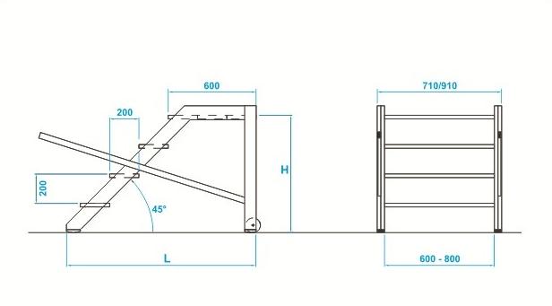 Frigerio Carpenterie Портативный табурет sun-id-1416949 - Вид №2