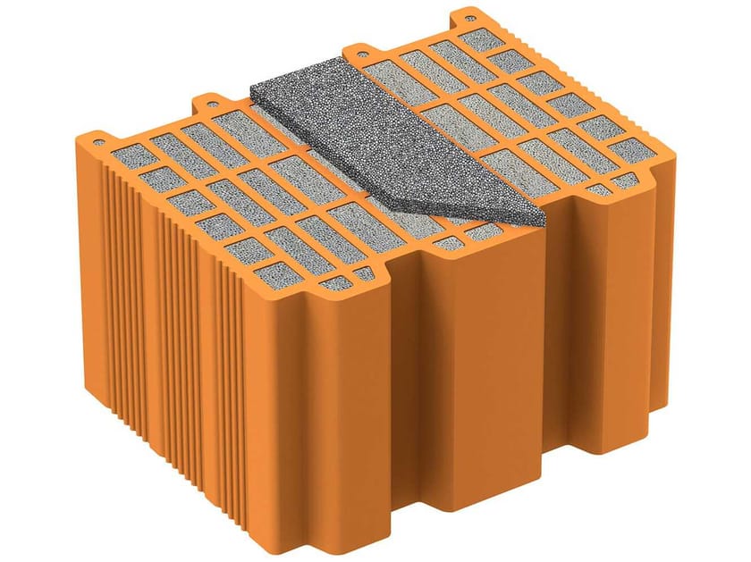 Теплоизоляционный кирпичный блок Fornaci Laterizi Danesi Normablok плюс CAM ARCH-00096556