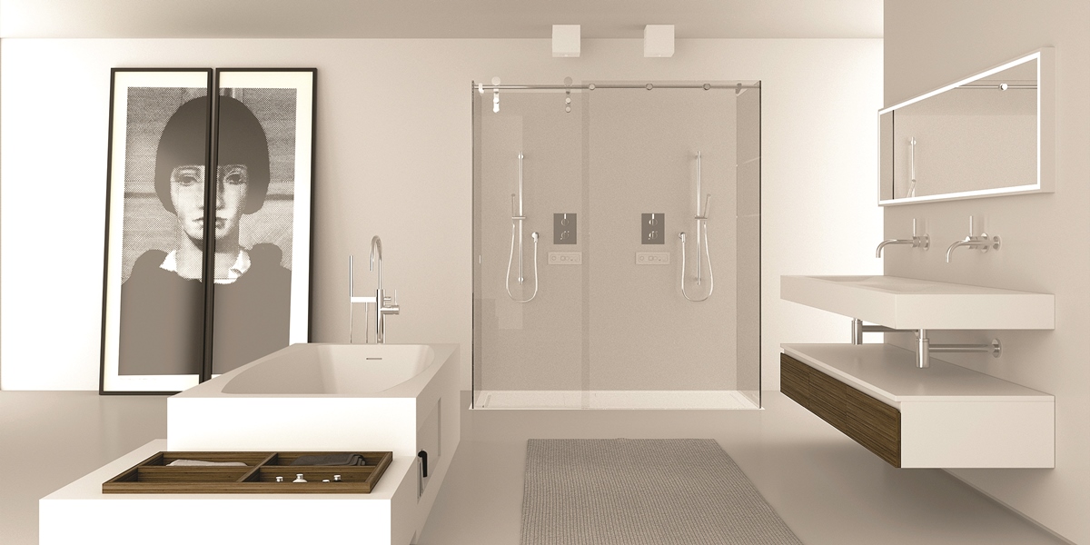 Moma Design Душевая лейка Docciacqua Tech белая DCTH0175 - Вид №1