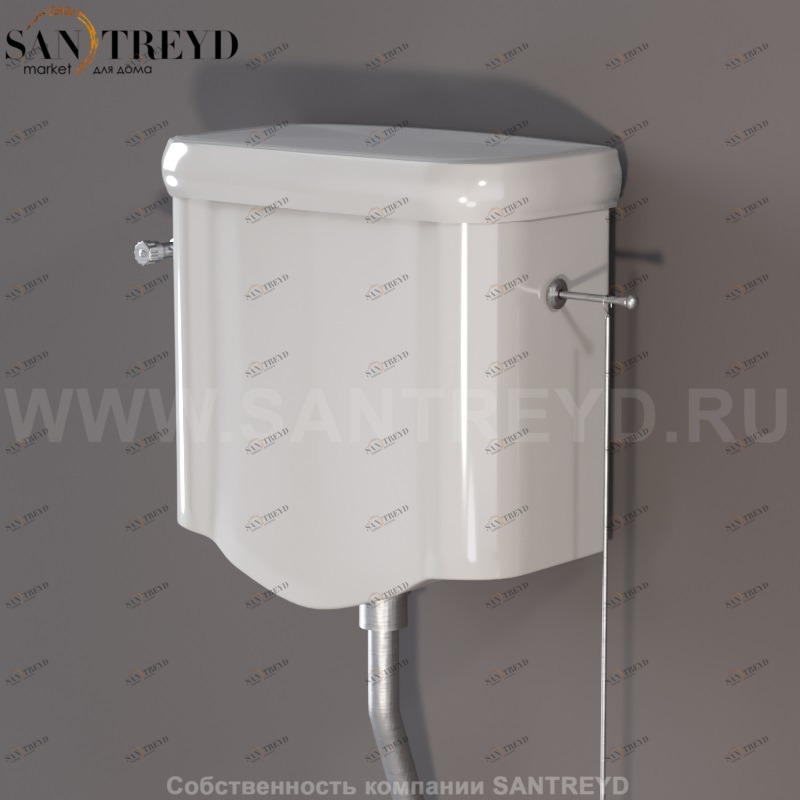 108001 Бачок для унитаза Белый Kerasan RETRO Италия