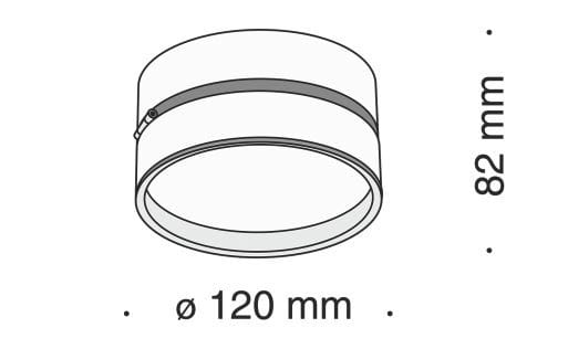 Алюминиевый регулируемый светодиодный потолочный светильник Maytoni ONDA ARCH-00053183 - Вид №15